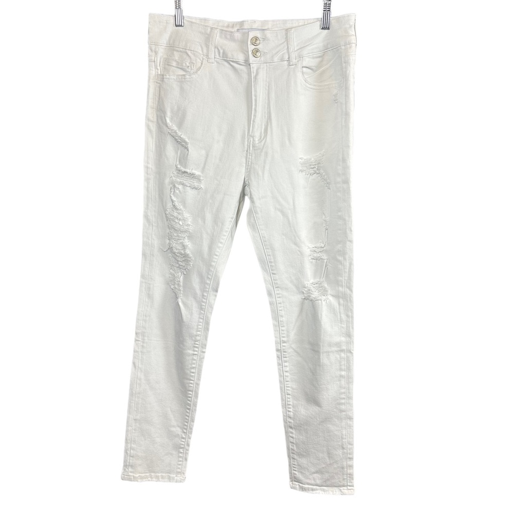Vervet Los Angeles by Flying Monkey Distressed White Jeans Size 31